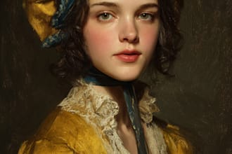 realistic digital portrait art in oil painting style