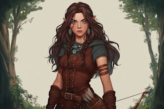 create a dark fantasy character for you