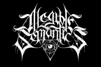 design a unique illegible semantic metal logo for your band or brand
