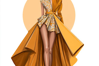 do digital illustration for fashion design art
