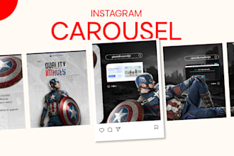 design impressive carousel for instagram, and linkedin