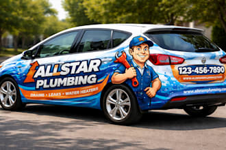 do modern car magnet, car bumper sticker wrap, car wrap design