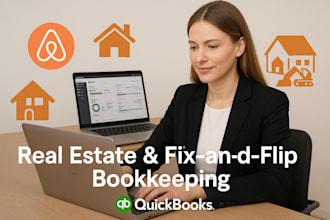 do real estate airbnb and fix and flip bookkeeping in quickbooks