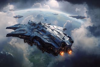 make a sci fi spaceship