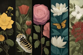 craft high quality animal, insect, and botanical art