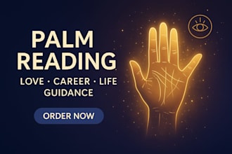 read your palm and guide you in love, career and life
