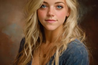 draw oil painting, digital oil painting