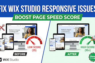 fix wix studio responsive issues and boost your page speed score