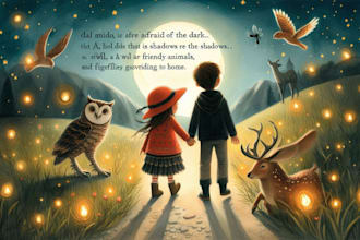 create children story book illustration kids story book illustration