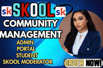 build a professional skool management website with admin and student portal
