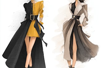 create fashion illustration, digital illustration for you