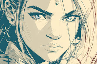 draw a cartoon comic illustration