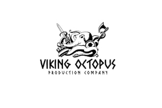 design film company featuring octopus viking theme logo