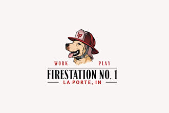 design unique firehouse branding logo