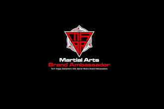design unique martial arts brand logo