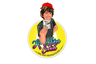 design mike cards sports card business logo
