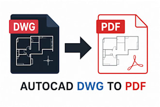 convert your autocad dwg to pdf