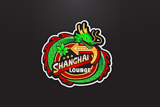 design old school vegas neon cannabis logo
