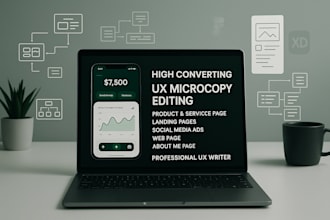 edit and review your UX copy, microcopy website copy or mobile app perfectly