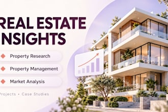 do assigned real estate project, property management, market analysis case study