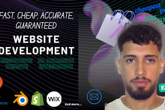 create a professional website, match your needs