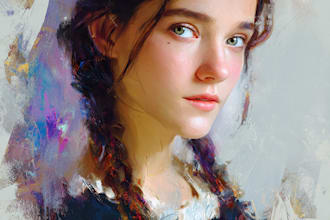 paint renaissance art oil painting portrait