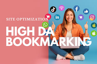 do high da 100 bookmarking SEO backlinks