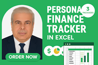 create a professional excel personal finance tracker in 24 hours