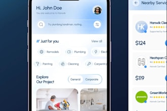 build ondemand handyman app, booking app, home service app, house keeping app