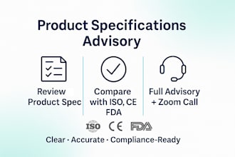 do product specifications advisory