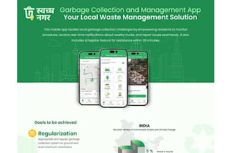 build waste management app, trash app, garbage truck app, recycling app