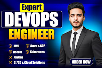 be your AWS devops engineer with kubernetes, docker and ci cd
