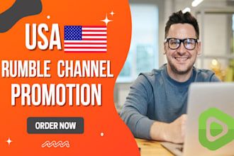 organic rumble promotion to real USA audience for channel growth