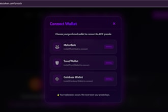 build a proper wallet connecting button for any sites