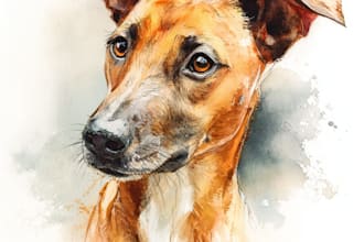 draw custom pet portrait of your cat or dog in tattoo style