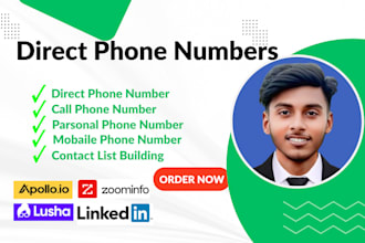 provide verified contact phone numbers direct phone