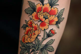 draw amazing tattoo design, traditional tattoo