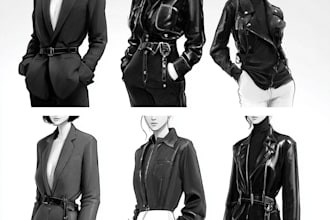 draw fashion illustration and sketches