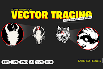 vectorize and convert your logo or image to print ready files