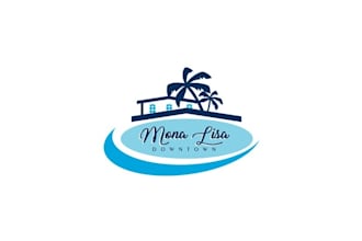 design powerful coastal vacation rental property logo