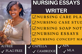 write nursing case studies, nursing care plan, soap notes