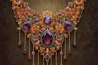 design stunning 3d jewelry models and 3d renderings for you