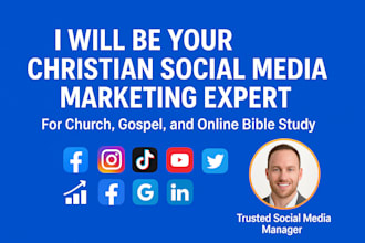 be your christian social media marketing expert church and online bible study