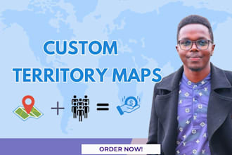 create territory maps for sales tracking and franchises