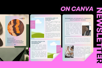 design a professional email newsletter