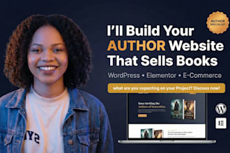 build author website wordpress elementor redesign wordpress ecommerce elementor