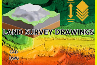 create topo maps and contour maps for land survey projects