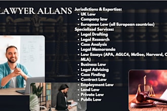 do law research, memo, company law, US, UK, legal research