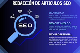 redacción de articulos con estrategia SEO