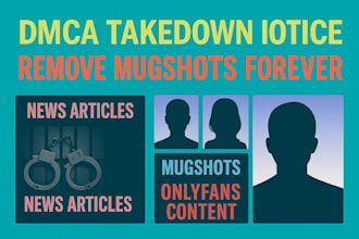 permanently remove mugshots, negative articles, bad press and defamatory content